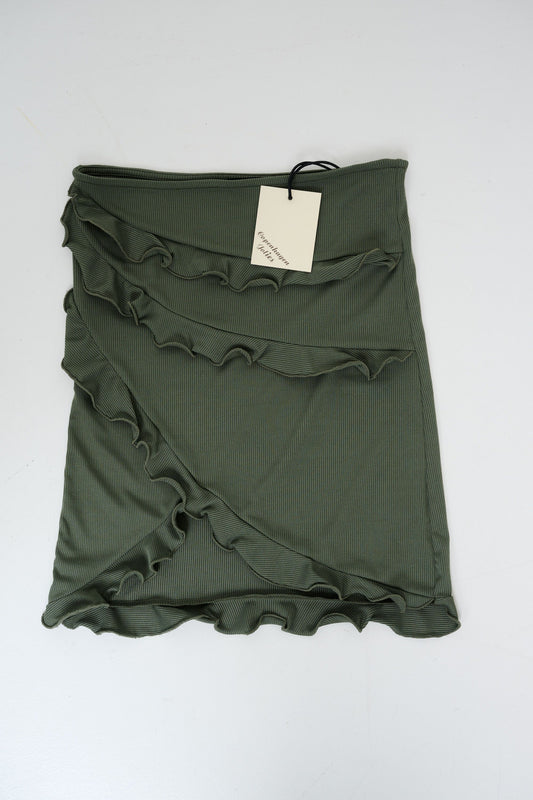 Green skirt